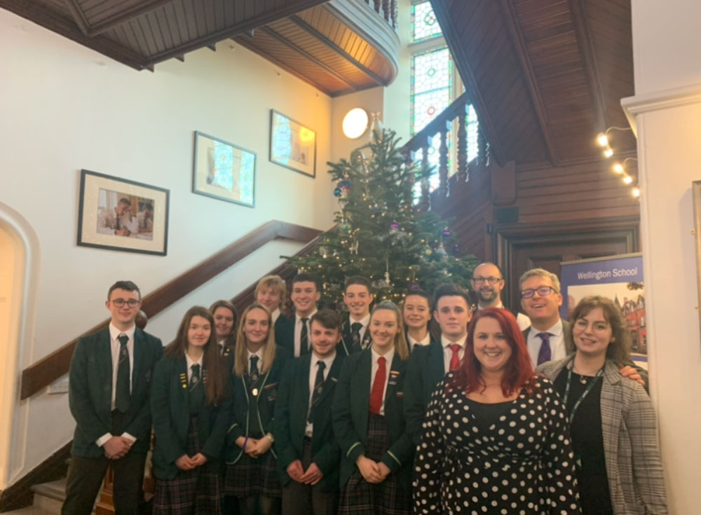 Wellington Staff & Pupils take on The Firewalk Challenge · Wellington